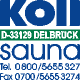 Koll Sauna Delbrck ++ Berlin ++ Mnchen ++ Koll Saunabau